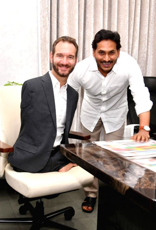 Motivational speaker Nick Vujicic calls on Andhra CM - Vimarsana News