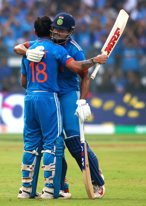Men's ODI WC: Kohli blasts 50th ton; Iyer second in a row as India reach 397/4 against New Zealand - Vimarsana News