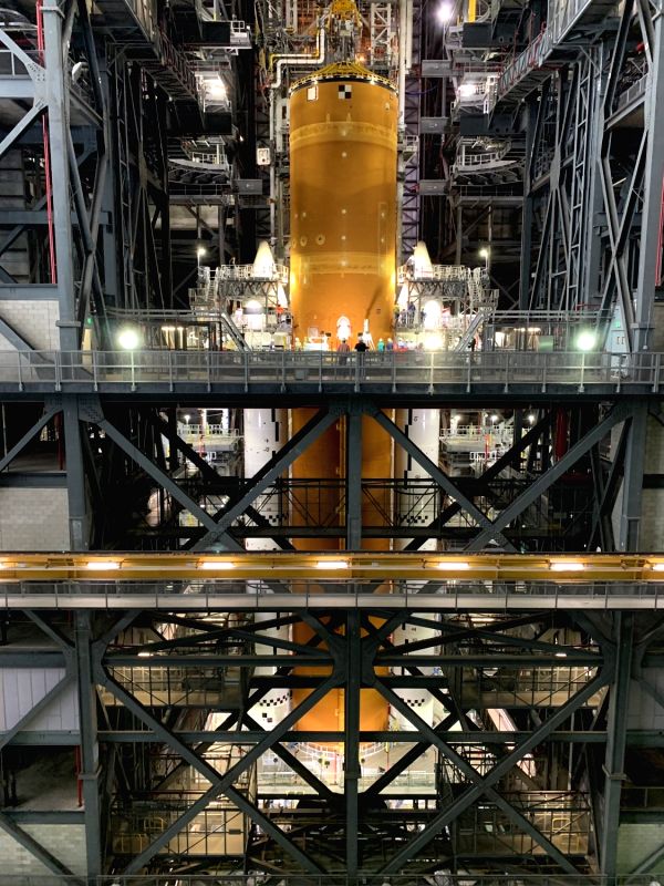 NASA finishes assembling Artemis moon mission rocket - Vimarsana News