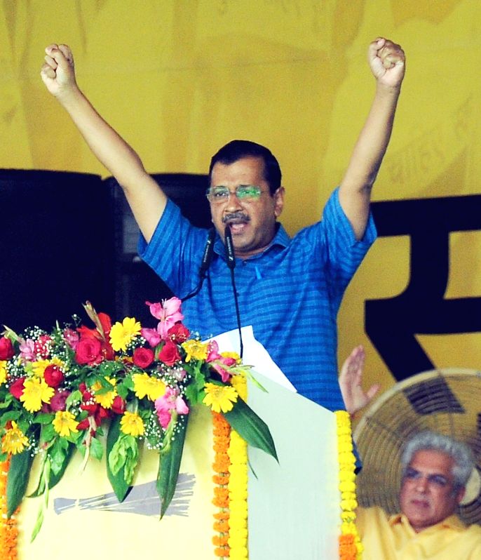 Kejriwal calls PM Modi 'tyrant' at AAP's rally in Delhi - Vimarsana News