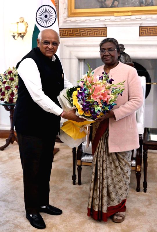 Gujarat CM in Delhi, meets President, PM, Union Ministers - Vimarsana News