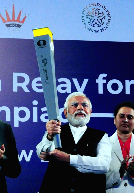 'Our ancestors invented games like Chaturanga or Chess for analytical and problem-solving brains': PM Modi launches torch relay for 44th Chess Olympiad - Vimarsana News