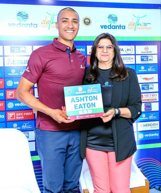Participating in Delhi Half Marathon can help athletes perform at World level, says two-time Olympic Champion Ashton Eaton - Vimarsana News