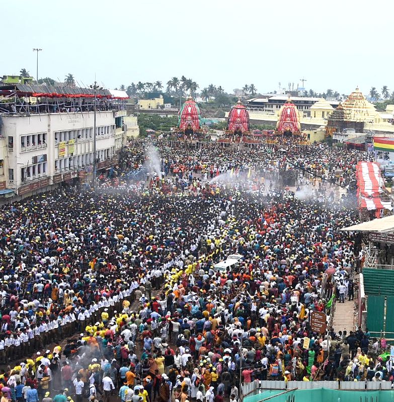 Rath Yatra: Chariots of Jagannath, his siblings reach Gundicha temple - Vimarsana News