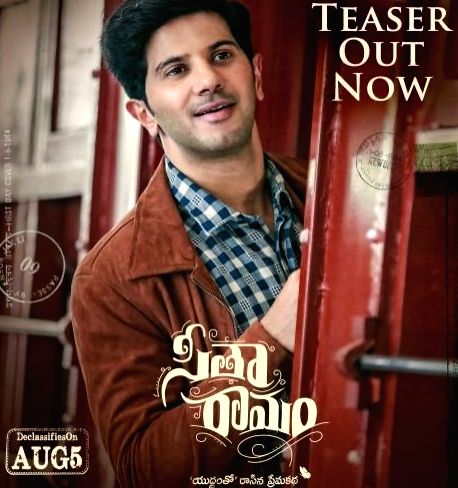 Telugu flick 'Sita Ramam' has Dulquer Salmaan as lonely soldier on border, teaser out - Vimarsana News