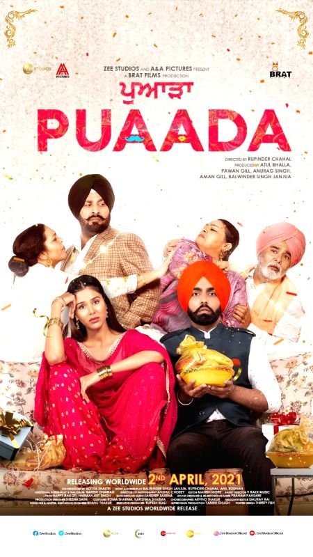 Ammy Virk-Sonam Bajwa's 'Puaada' in cinemas on April 2 - Vimarsana News