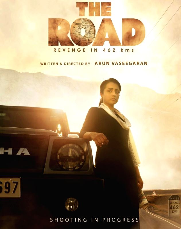 Trisha releases first look of revenge drama 'The Road' on her b'day! - Vimarsana News