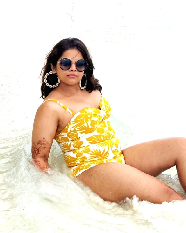 Trolled for swimsuit pix, actress Vidyulekha Raman slams '1920 aunts and uncles' - Vimarsana News