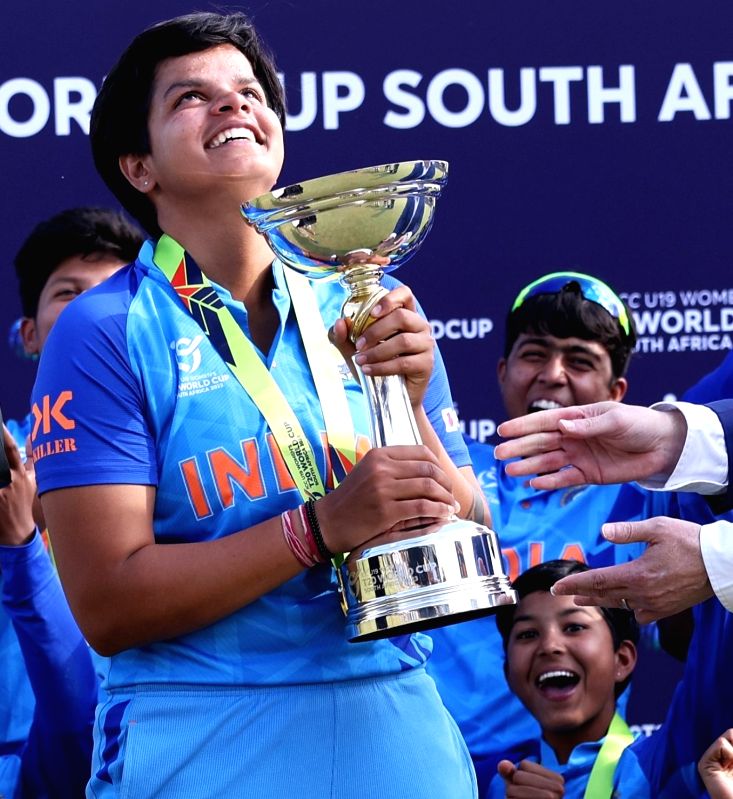 U19 Women's T20 WC: With happy tears, Shafali Verma finally has her tryst with trophy - Vimarsana News