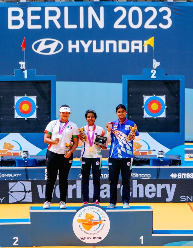 World Archery Championships: Aditi Gopichand Swami clinches individual compound gold medal - Vimarsana News