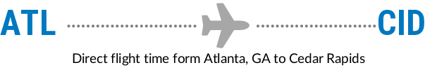 ATL to CID