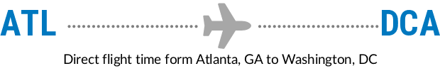 ATL to DCA