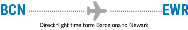 BCN to EWR