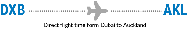 DXB to AKL