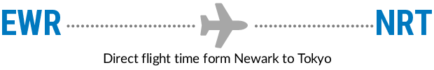 EWR to NRT