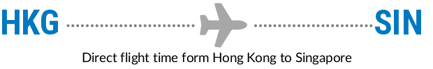 HKG to SIN