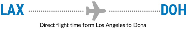 LAX to DOH