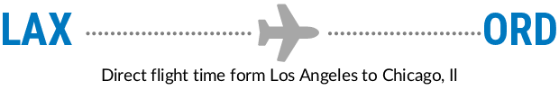 LAX to ORD