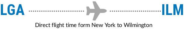 LGA to ILM