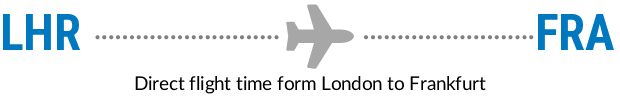 LHR to FRA