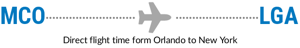 MCO to LGA