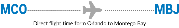 MCO to MBJ