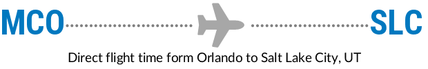 MCO to SLC