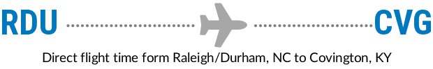 RDU to CVG