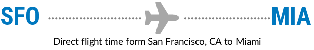SFO to MIA