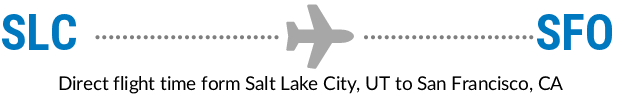 SLC to SFO
