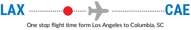 LAX to CAE