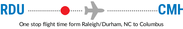 RDU to CMH