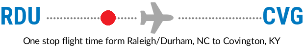 RDU to CVG